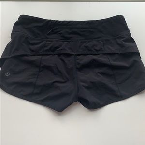 Lululemon Speed Up Running Shorts Black